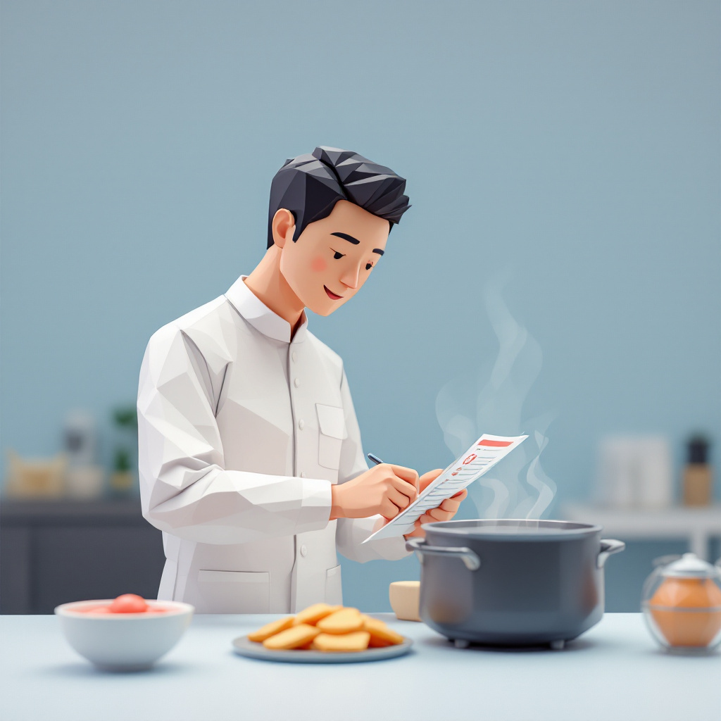 衛生管理(HACCP)のキャラクターイラスト
