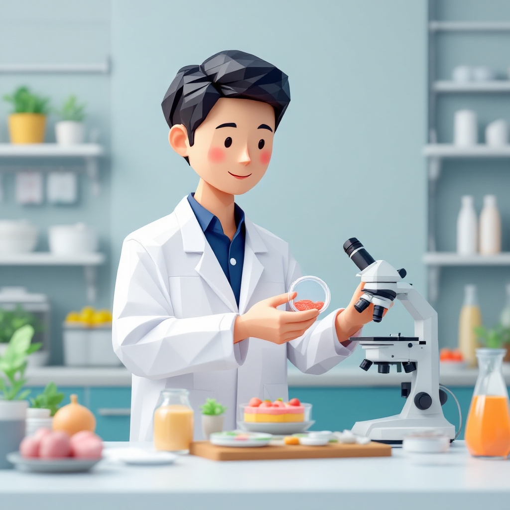 品質管理(QC)のキャラクターイラスト